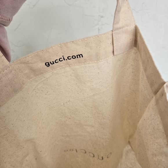 GUCCI Canvas Shopping Tote - Picture 10 of 12